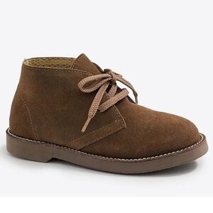 NWOT J Crew Boys' Suede Leather Calvert Boots size 10